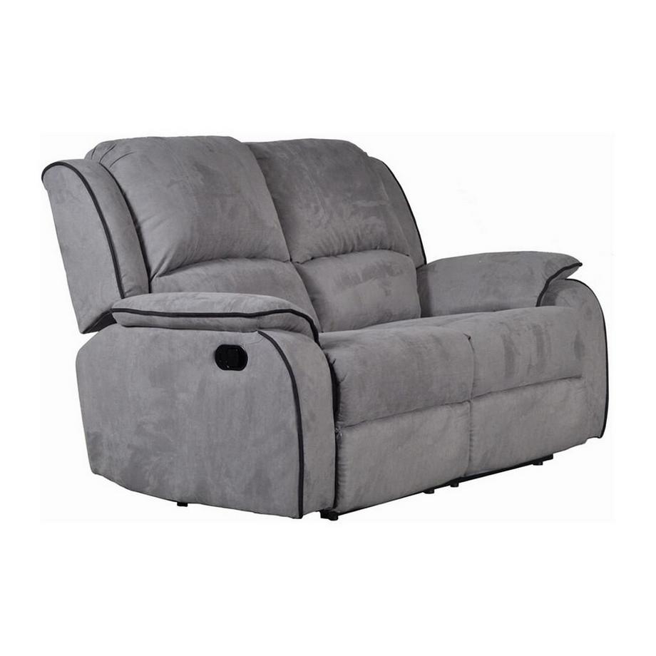 Vente-unique Canapé 3+2+1 places relax en microfibre HERNANI  