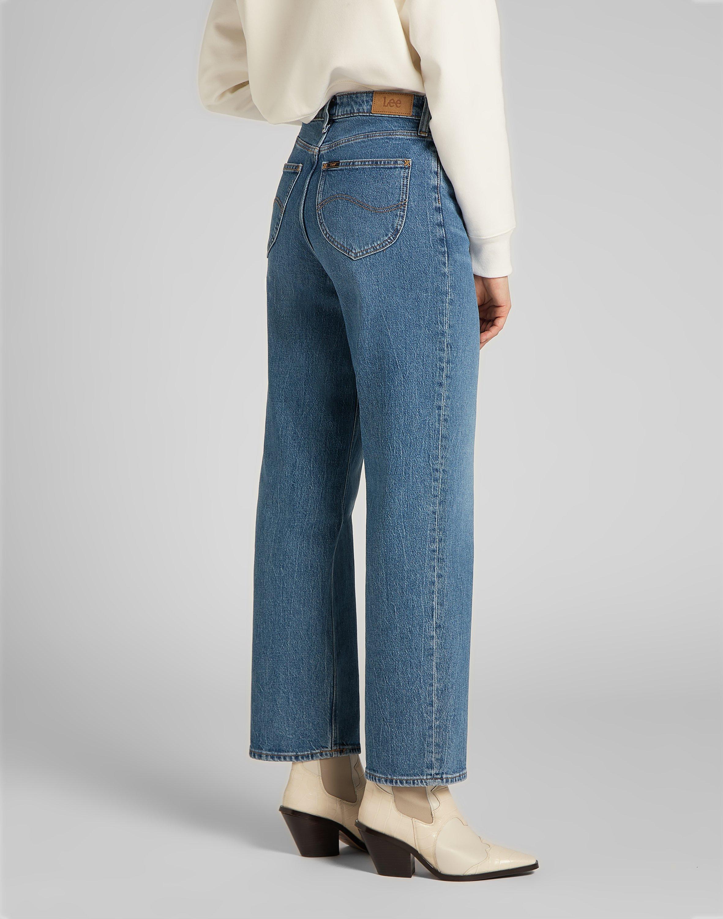 Lee Wide Leg Long Jeans  