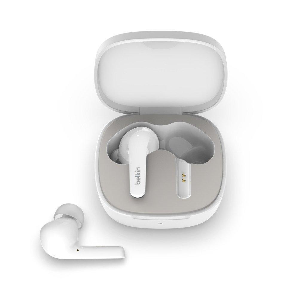 belkin  Belkin SOUNDFORM Flow Auricolare Wireless In-ear Musica e Chiamate USB tipo-C Bluetooth Bianco 