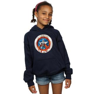 MARVEL  Captain America Sam Wilson Shield Kapuzenpullover 