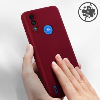 Avizar  Cover Moto E7i Power Soft Touch bordeaux 