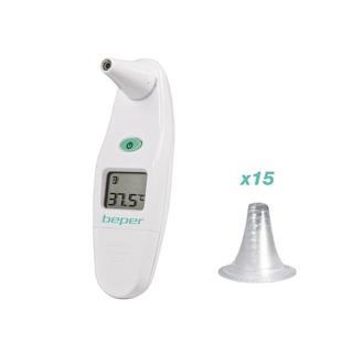 BEPER  Termometro digitale per la febbre per l'orecchio - ° C e ºF 