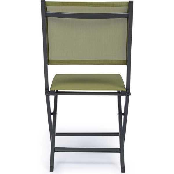 mutoni Chaise de jardin pliante Elin vert  