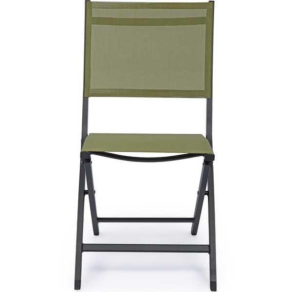 mutoni Chaise de jardin pliante Elin vert  