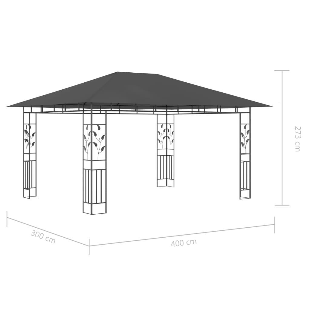 VidaXL gazebo Tessuto  