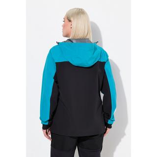 Ulla Popken Giacca impermeabile da pioggia con cappuccio OEKO-TEX  