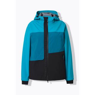 Ulla Popken Giacca impermeabile da pioggia con cappuccio OEKO-TEX  