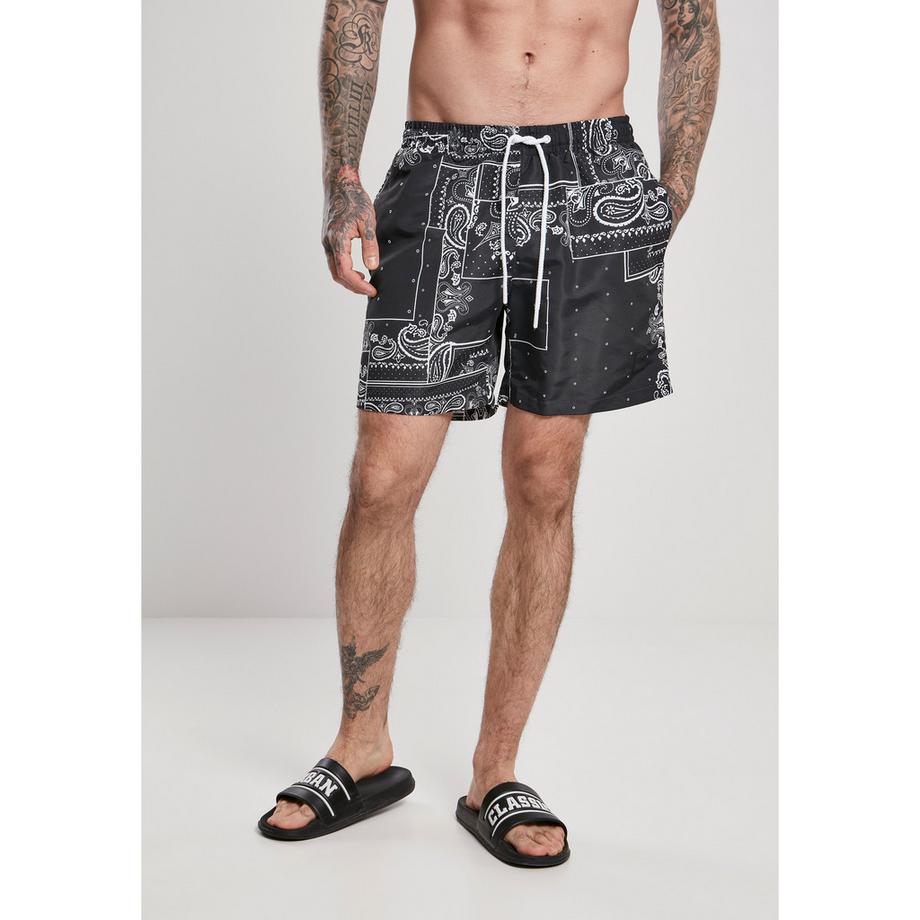 URBAN CLASSICS Pattern Badeshorts  