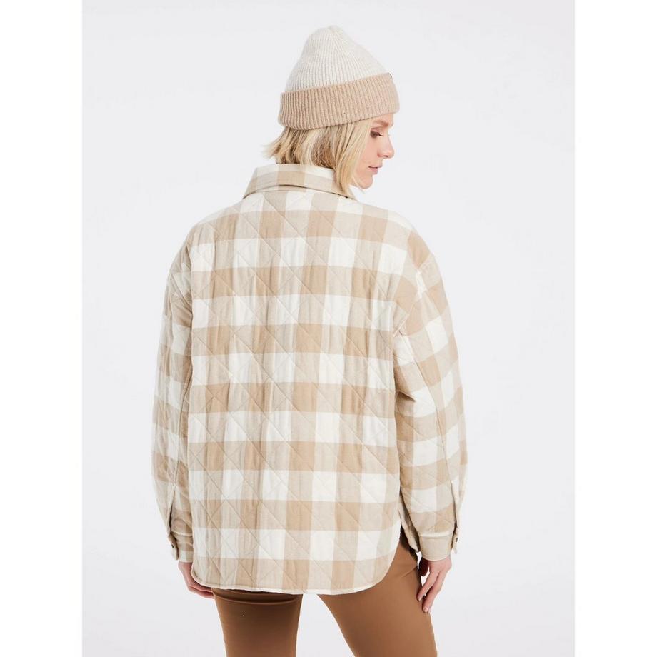 PROTEST PRTOHTA Giacca in pile trapuntata a quadri  