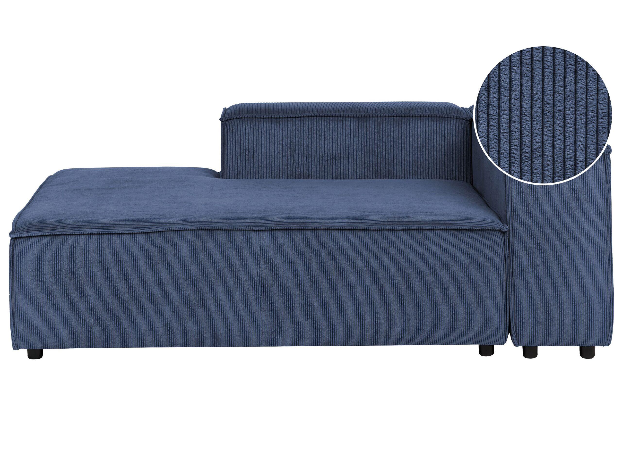 Beliani Chaiselongue aus Cord Modern APRICA  