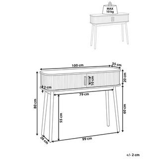 Beliani Console en MDF Moderne SELAH  