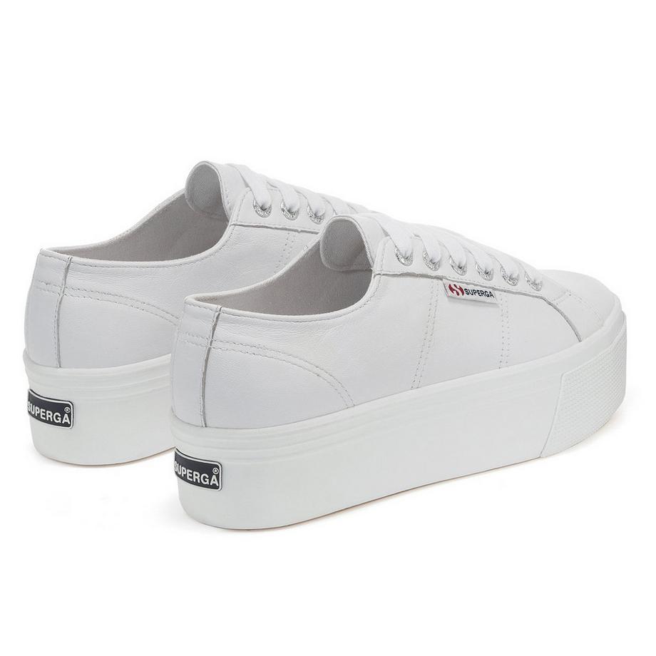 SUPERGA 2790 Sneakers Platform in Pelle Nappa  