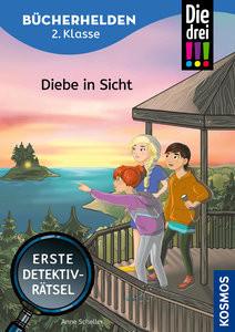 Die drei !!!, Bücherhelden 2. Klasse, Diebe in Sicht Scheller, Anne; Metzen, Isabelle (Illustrationen) Copertina rigida 