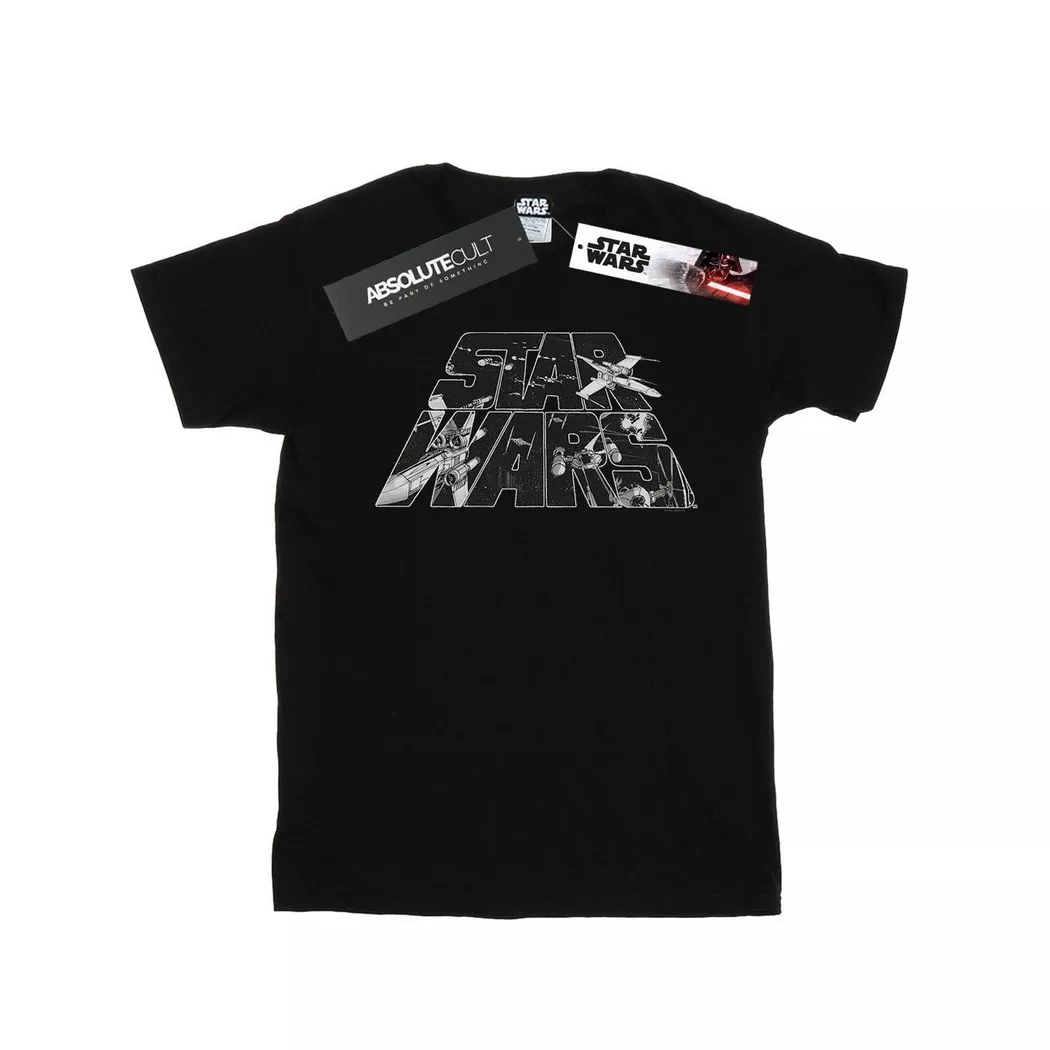 STAR WARS - TShirt, für Damen, Schwarz, Größe S