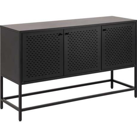 mutoni Buffet long bar métal noir 125  