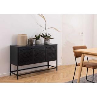 mutoni Sideboard Langholm métal noir 125  