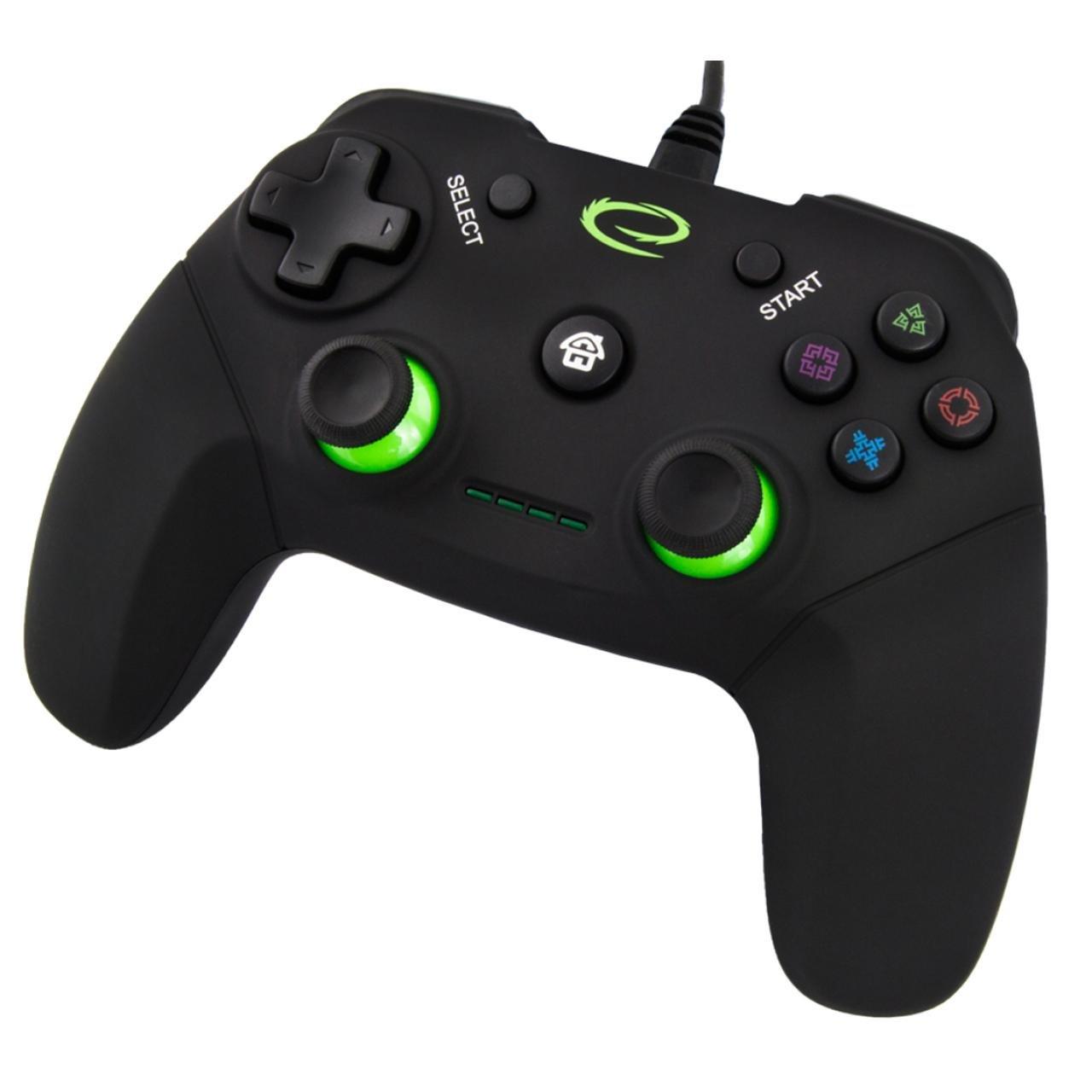 eStore  Esperanza - Gamepad per PC/PS3, GX550 - Nero 