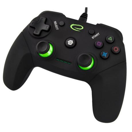 eStore  Esperanza - Gamepad per PC/PS3, GX550 - Nero 