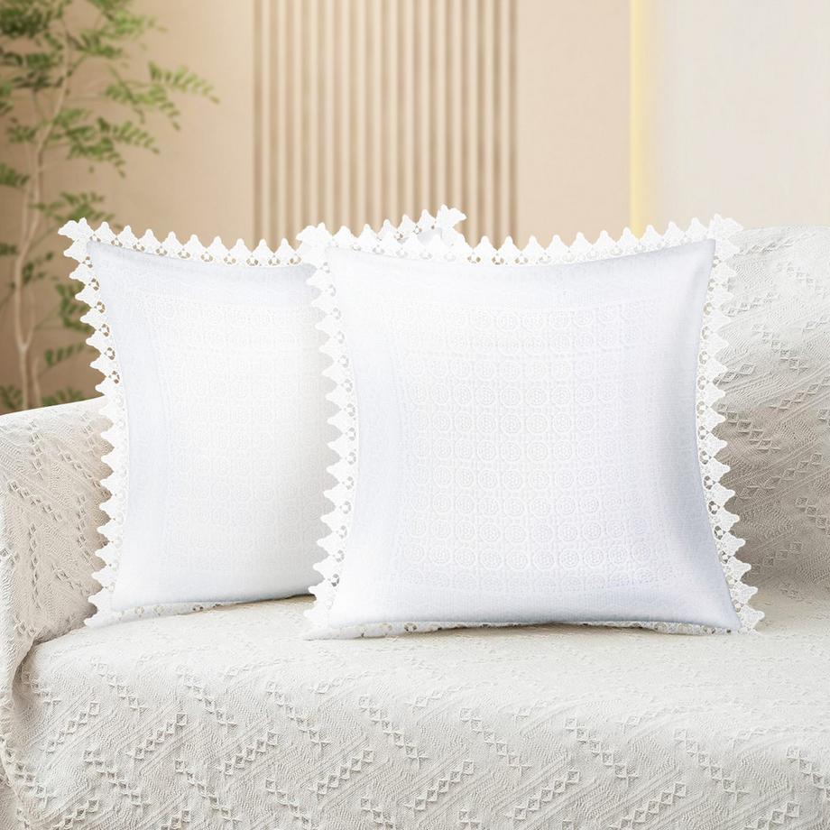 Avizar 2 Stk. Kissenbezüge Blume  