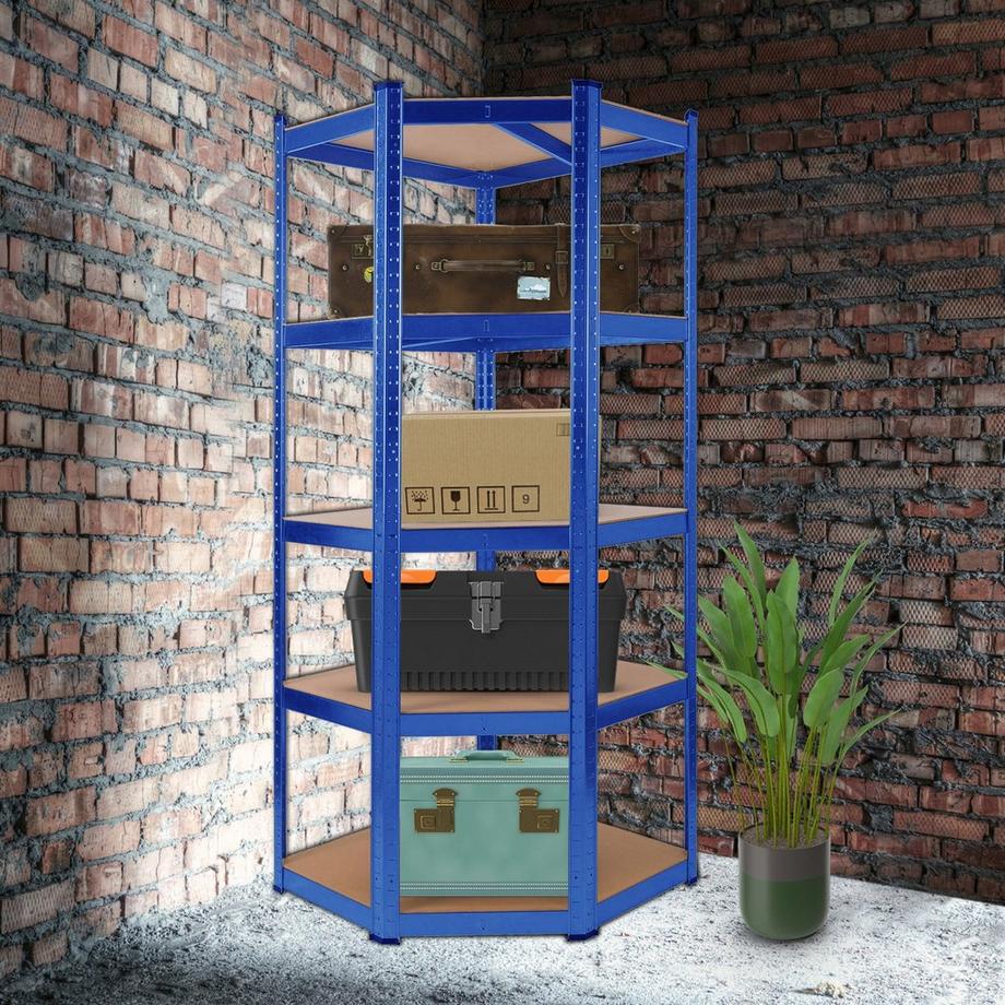 Arebos Scaffalature per carichi pesanti Scaffalature ad angolo  