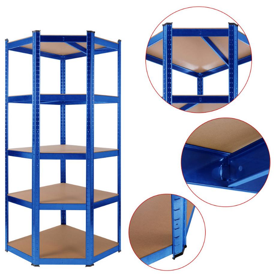 Arebos Scaffalature per carichi pesanti Scaffalature ad angolo  