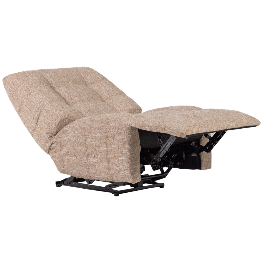 mutoni Fauteuil relax Hein électrique Melange nature  