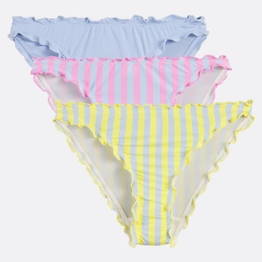 La Redoute Collections Lot de 3 Bloomers en Microfibre  