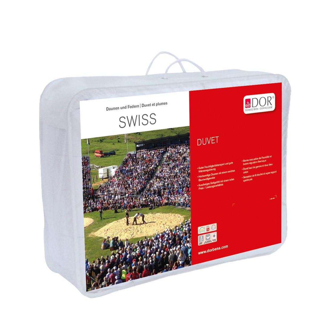 DOR Ganzjahresduvet 160x210cm 720g neue Gänsedaunen  