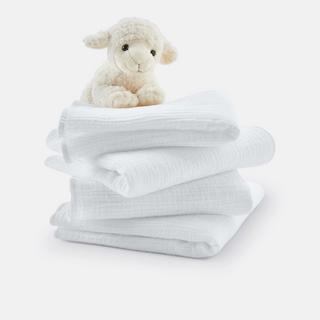 La Redoute Intérieurs  4er-Pack Maxi-Mullwindeln Kumla aus Baumwollmusselin 