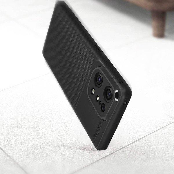 Avizar  Coque Oppo Find X5 effet Carboné Noir 