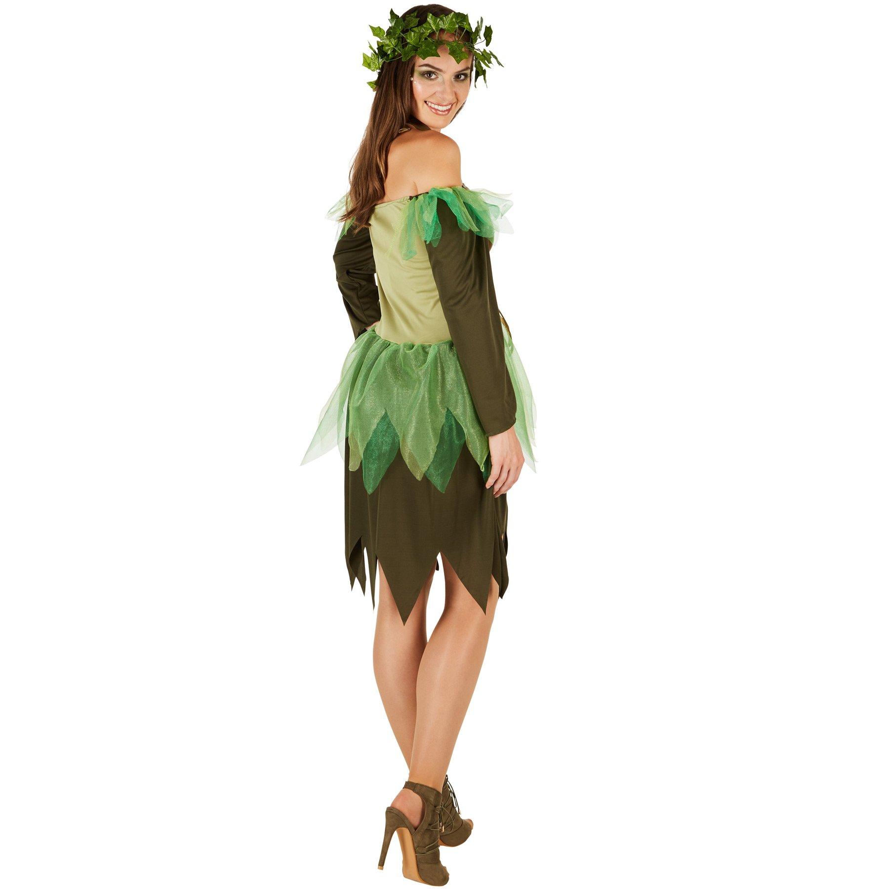 Tectake  Costume de fée des bois pour femme 