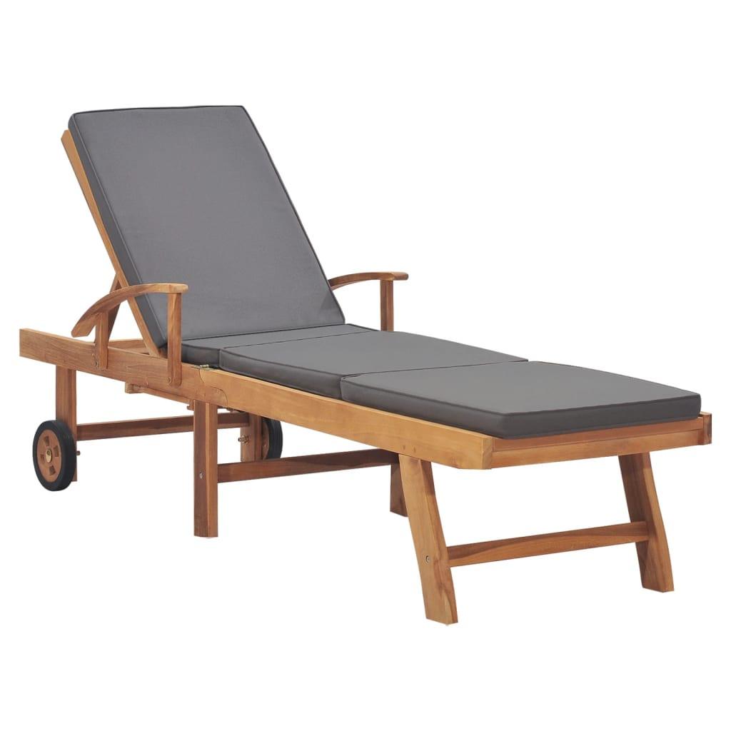 VidaXL Sonnenliege teak  