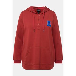 Ulla Popken  Hoodie, Kängurutasche, Langarm, Kapuzenshirt 