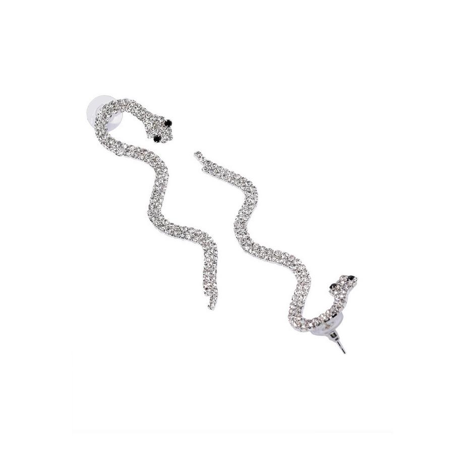 AVANT-GARDE PARIS  Schlängelnde Schlangen-Lange Ohrringe 