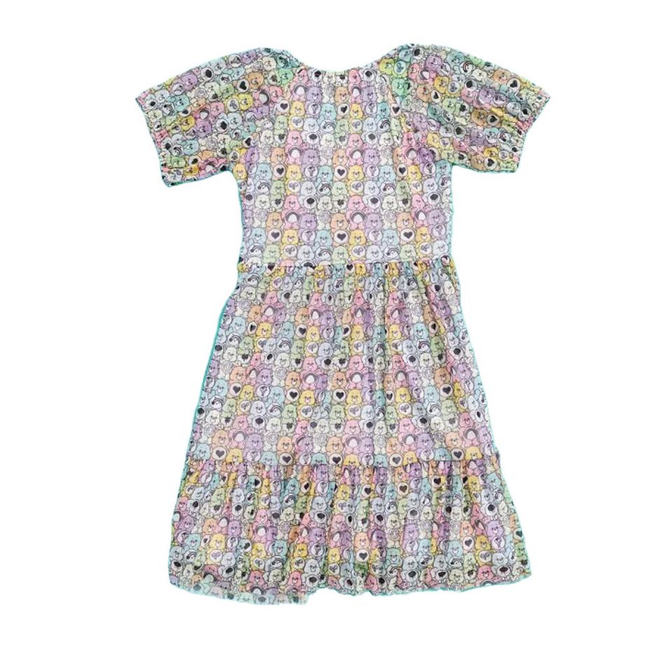 Care Bears Robe Patineuse Imprimé Intégral en Maille  
