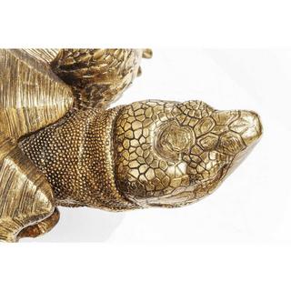 KARE Design Deko Figur Turtle Gold XL  