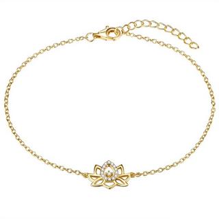 Rafaela Donata  Femme Bracelet en argent Fleur de lotus 