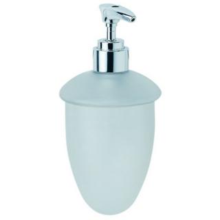 diaqua Distrib. savon pompe plastique blanc opaque/chromé  