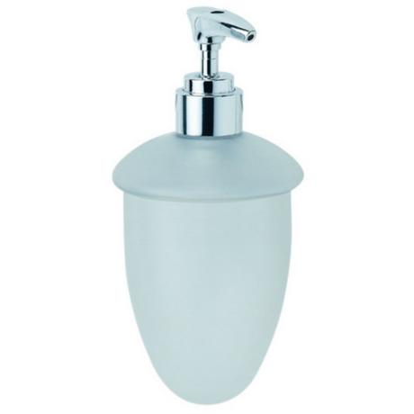 diaqua Distrib. savon pompe plastique blanc opaque/chromé  