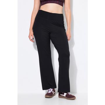 Legging à pattes d'éléphant, jambes évasées et taille élastique