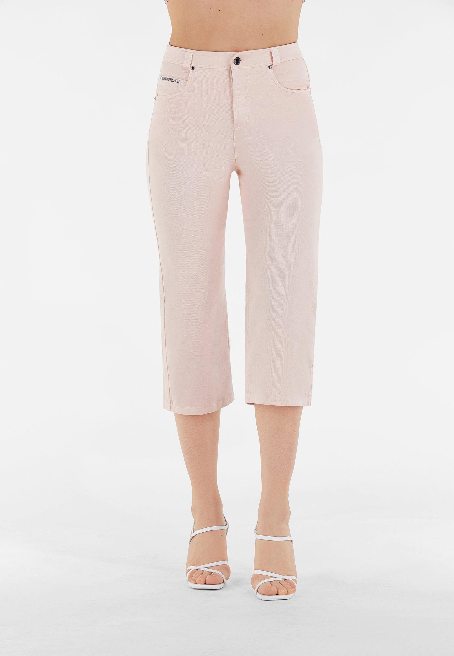 FREDDY Black Classic 3/4 Wide Leg Jeans  