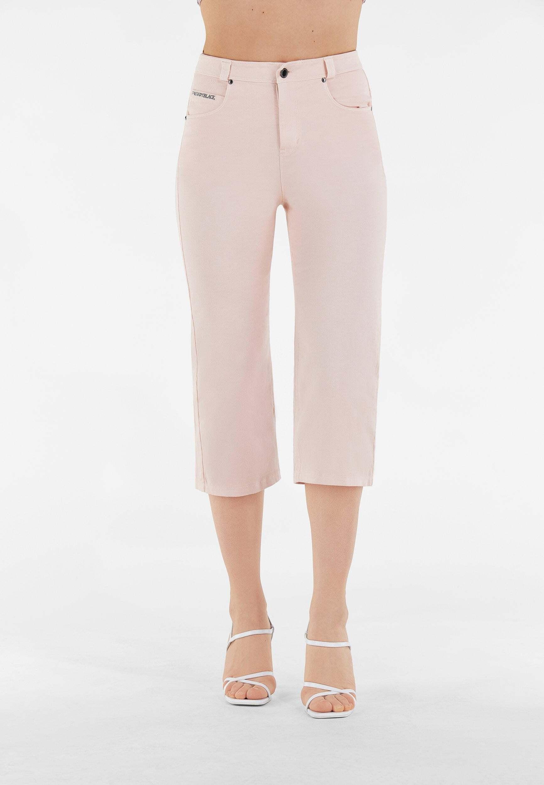 FREDDY Black Classic 3/4 Wide Leg Jeans  