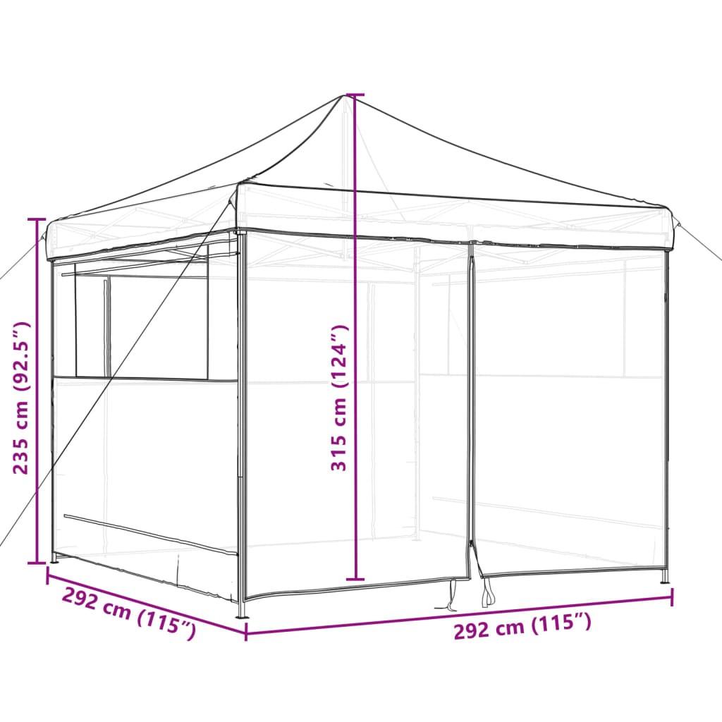 VidaXL tenda per feste Poliestere  