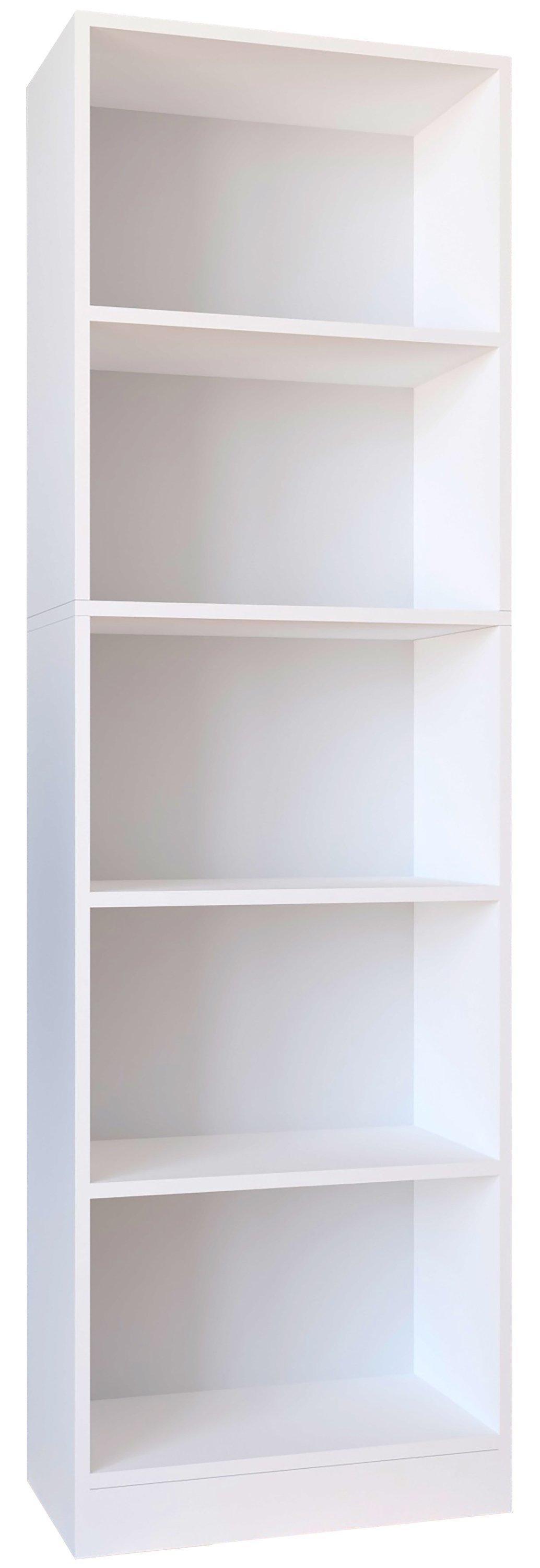 VCM Holz Aufbewahrung Stand Regal Bücherregal Deko Bücher Standregal Dilos XL 5-fach  