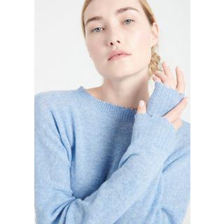 Studio Cashmere8  MIA 17 Pullover mit Rundhalsausschnitt und Ziselierung - 100% Kaschmir 