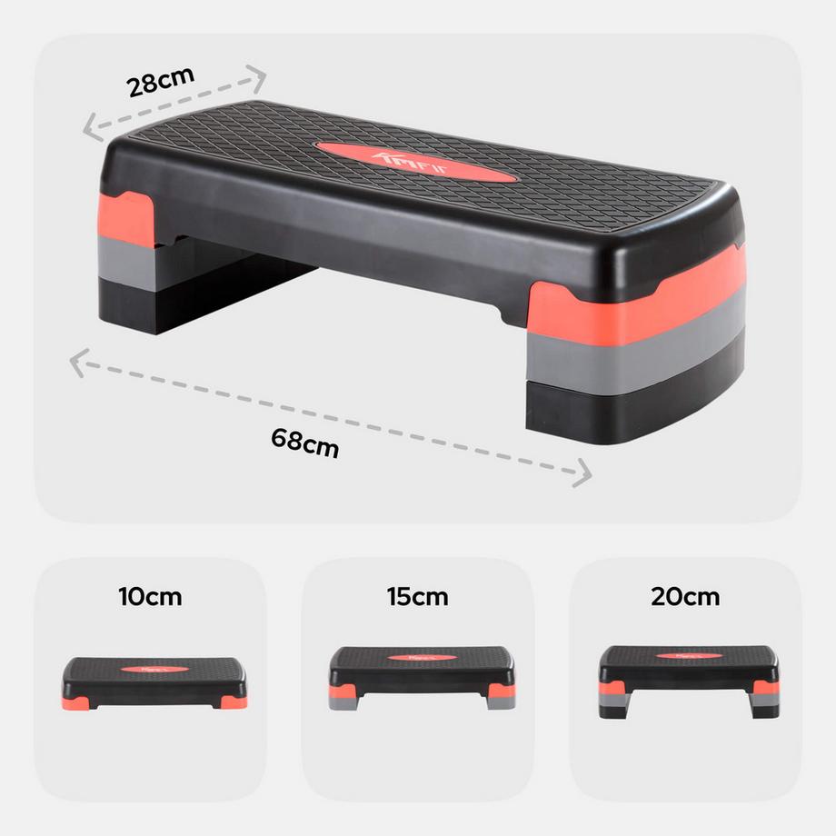 KM-Fit  Panca per step fitness Panca per step 3 altezze 