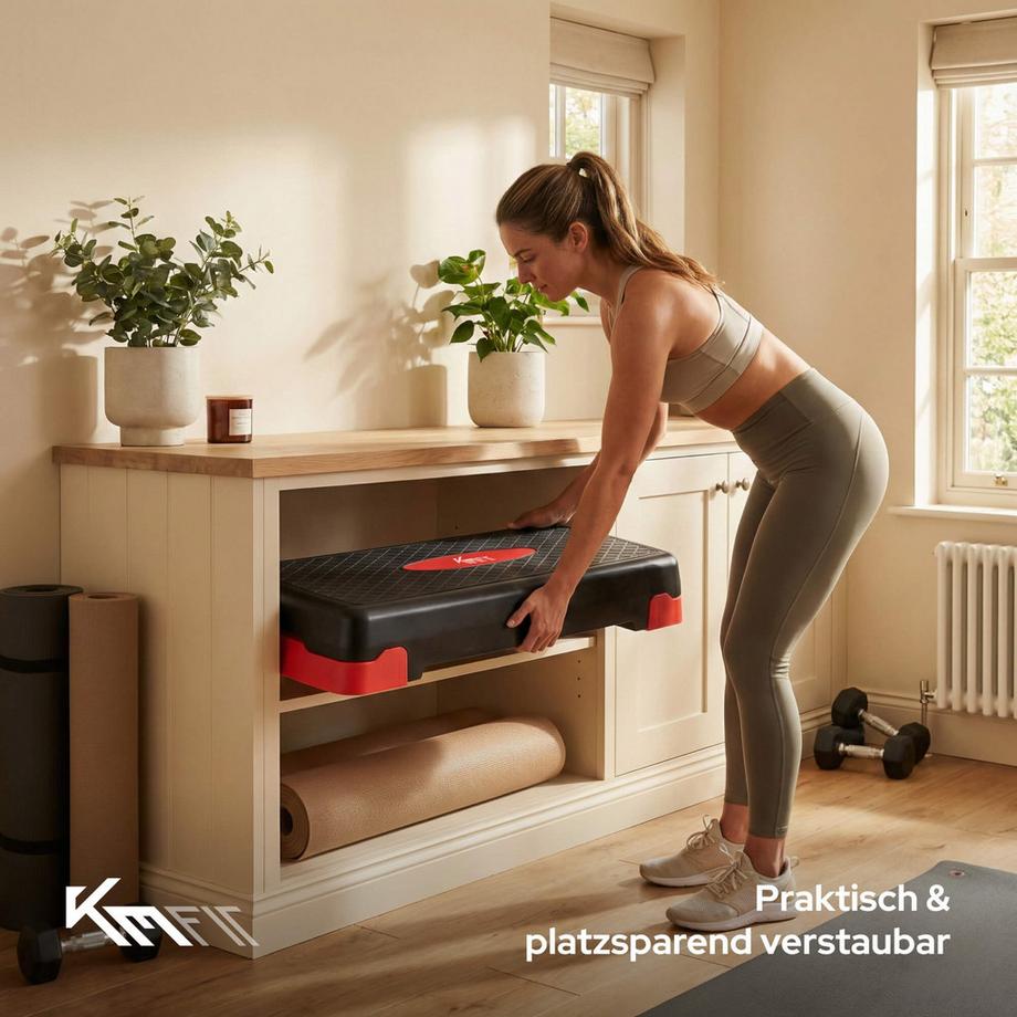KM-Fit  Panca per step fitness Panca per step 3 altezze 