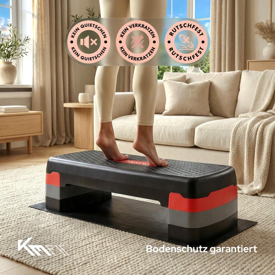 KM-Fit  Panca per step fitness Panca per step 3 altezze 