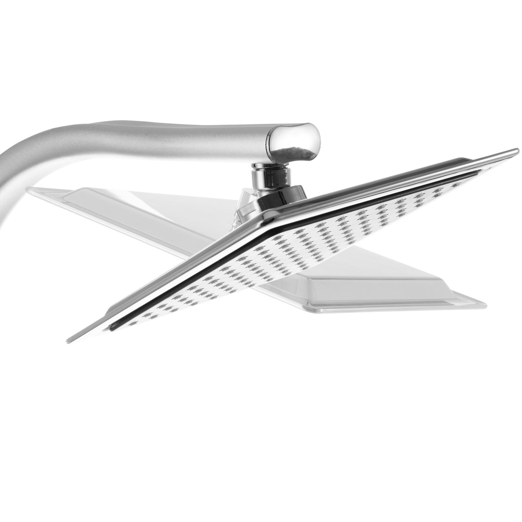 Midanya Regenduschsystem Mit Druckknopf-Umsteller - Chrom, Handbrause & 12" Duschkopf, Druckausgleichsventil