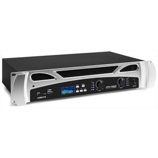 Vonyx  VPA1500 Stereo-Endstufe, 2x 750W mit Mediaplayer 